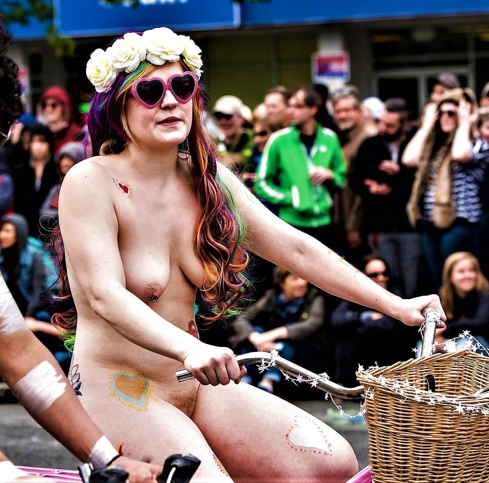 Naked people on the street