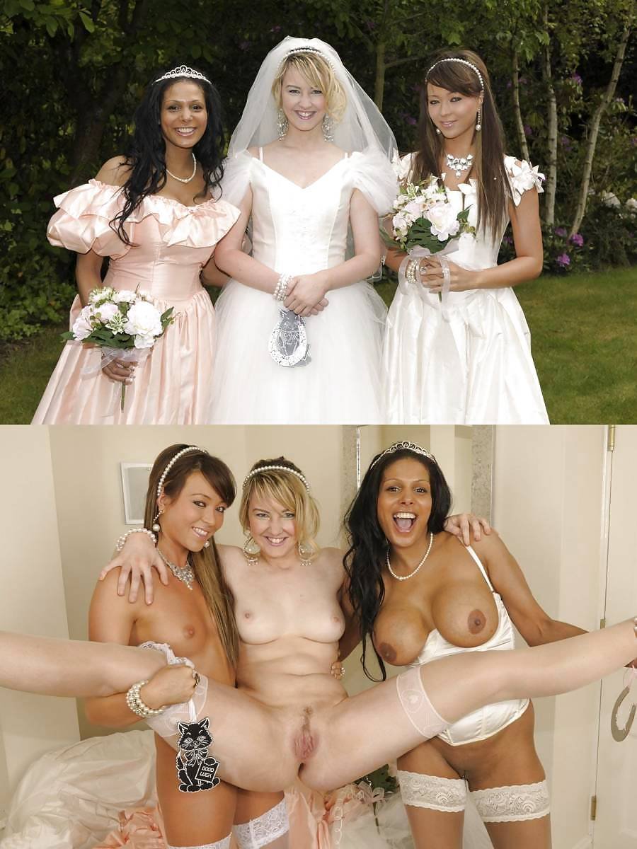 Christy Marks in a wedding dress