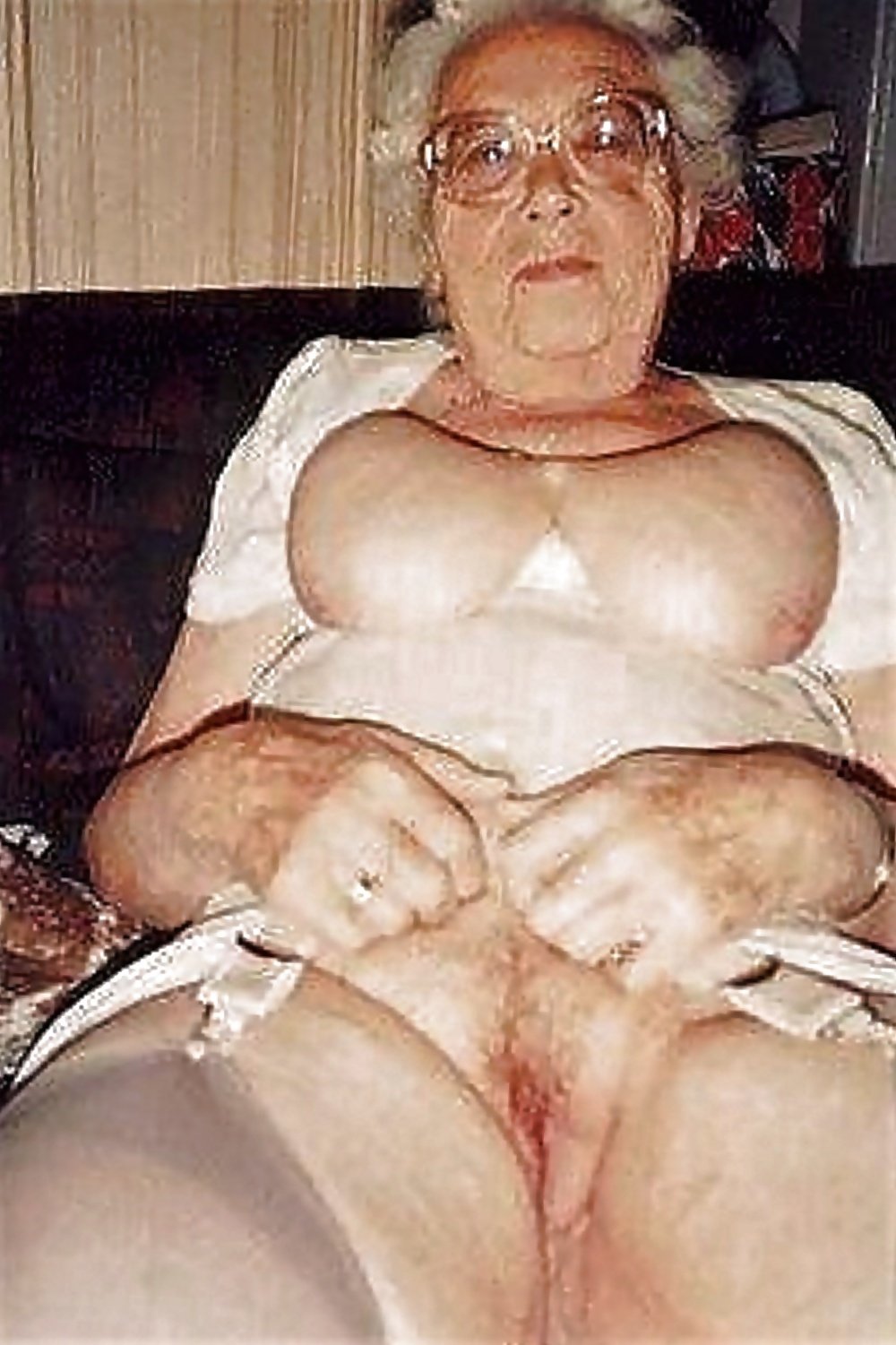 Beautiful naked elderly women