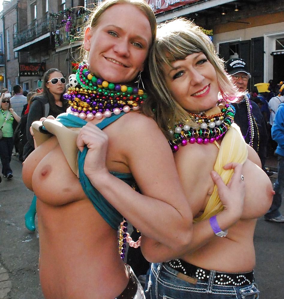Big boobs at the festival