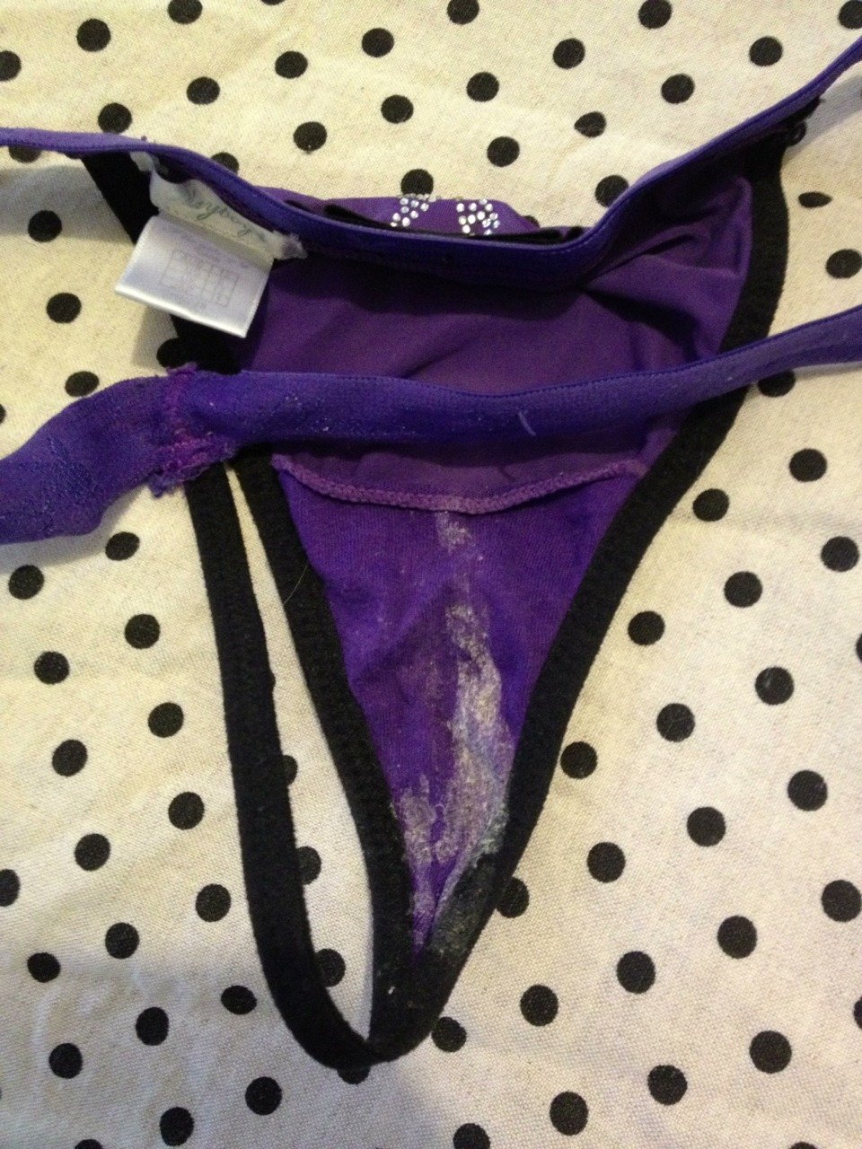 Vagina in dirty panties