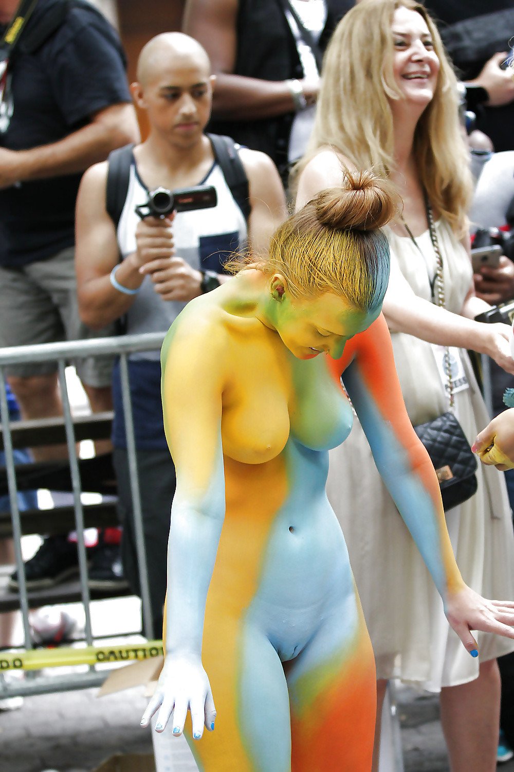 Huge boobs in paint