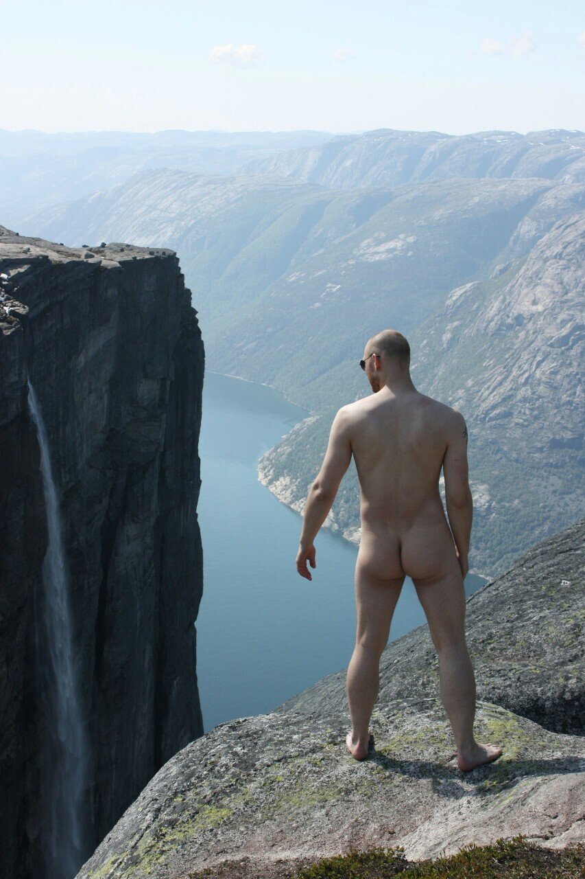 Naked men without panties