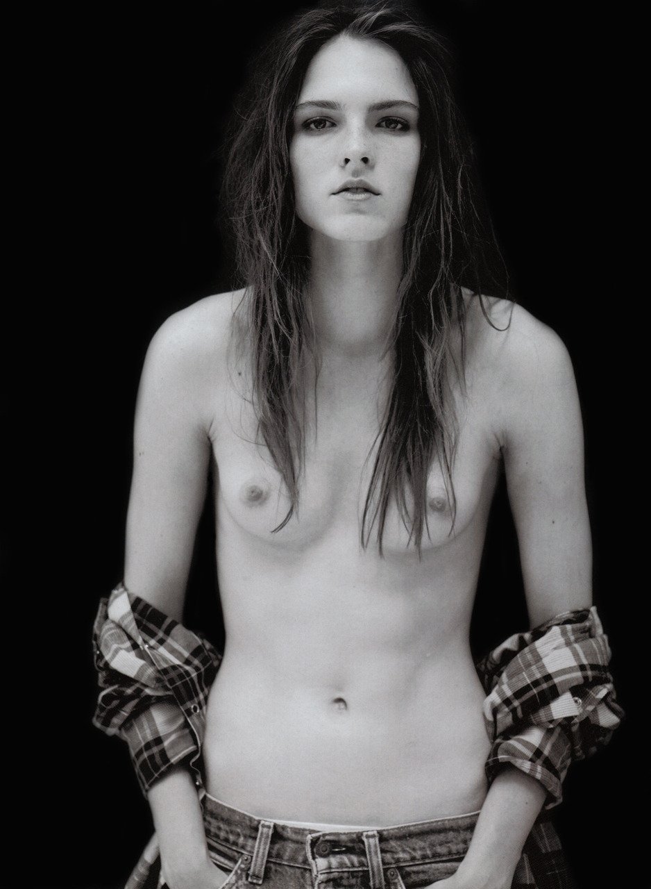 Little sticking breasts