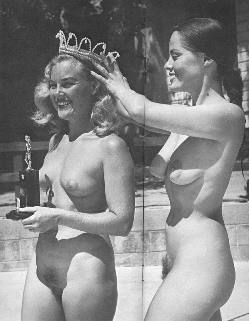 Beauty contest of naked women