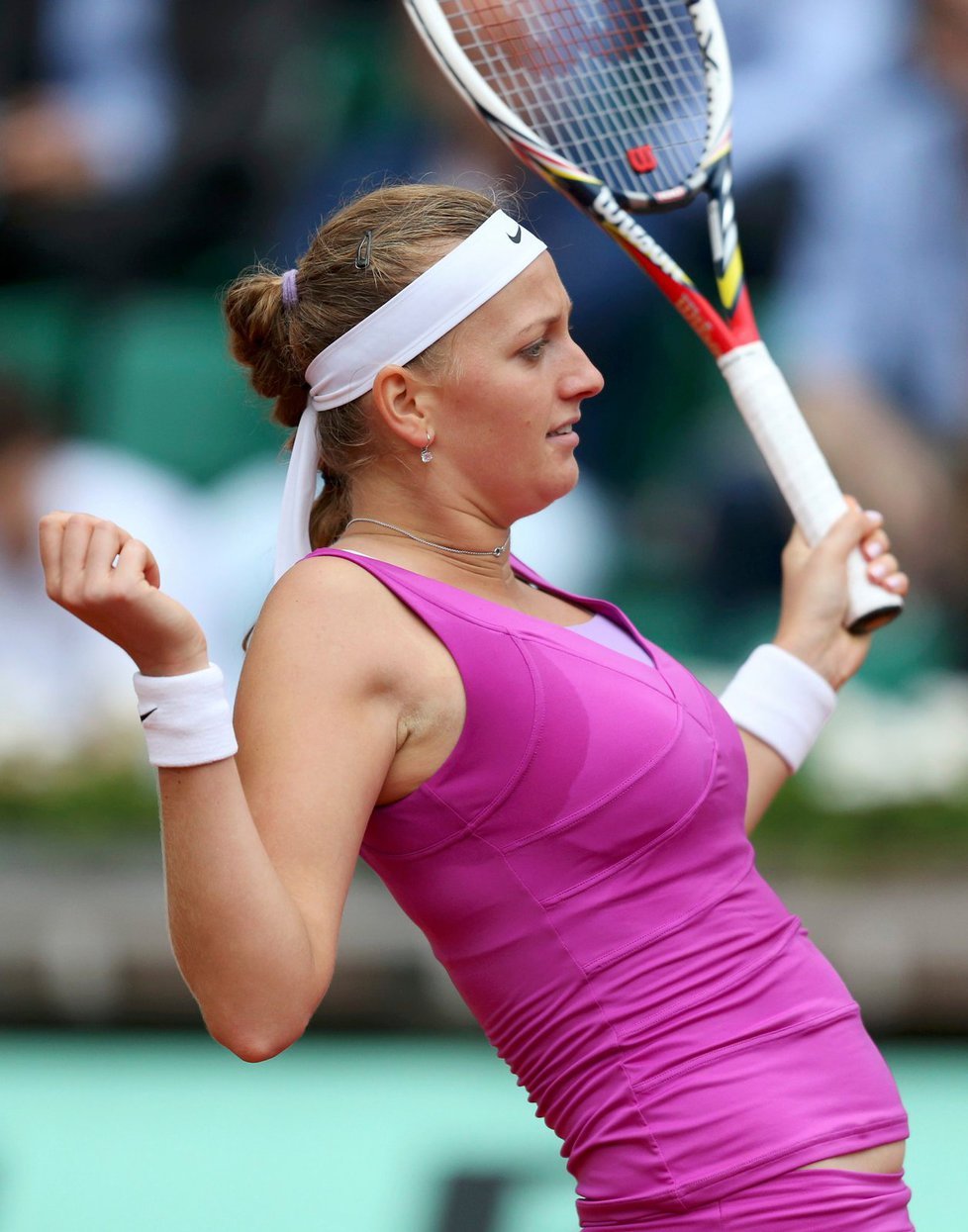 Big Breast Tennis Player