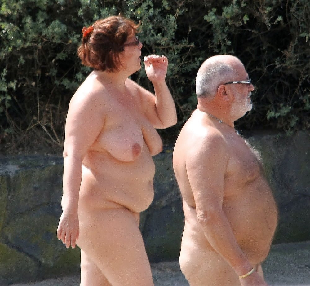 Naked fat nudists