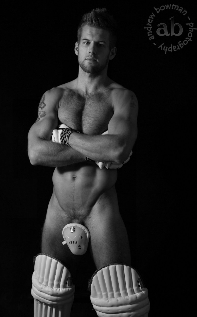 Young beautiful naked guy