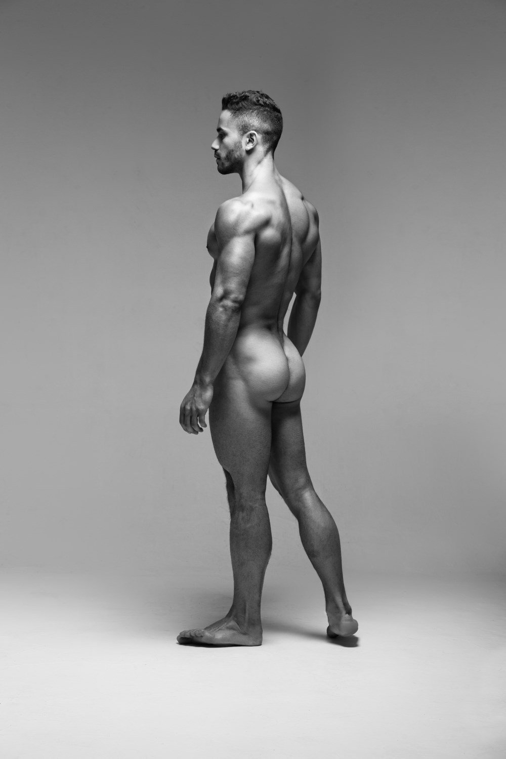 Tall men of nude models