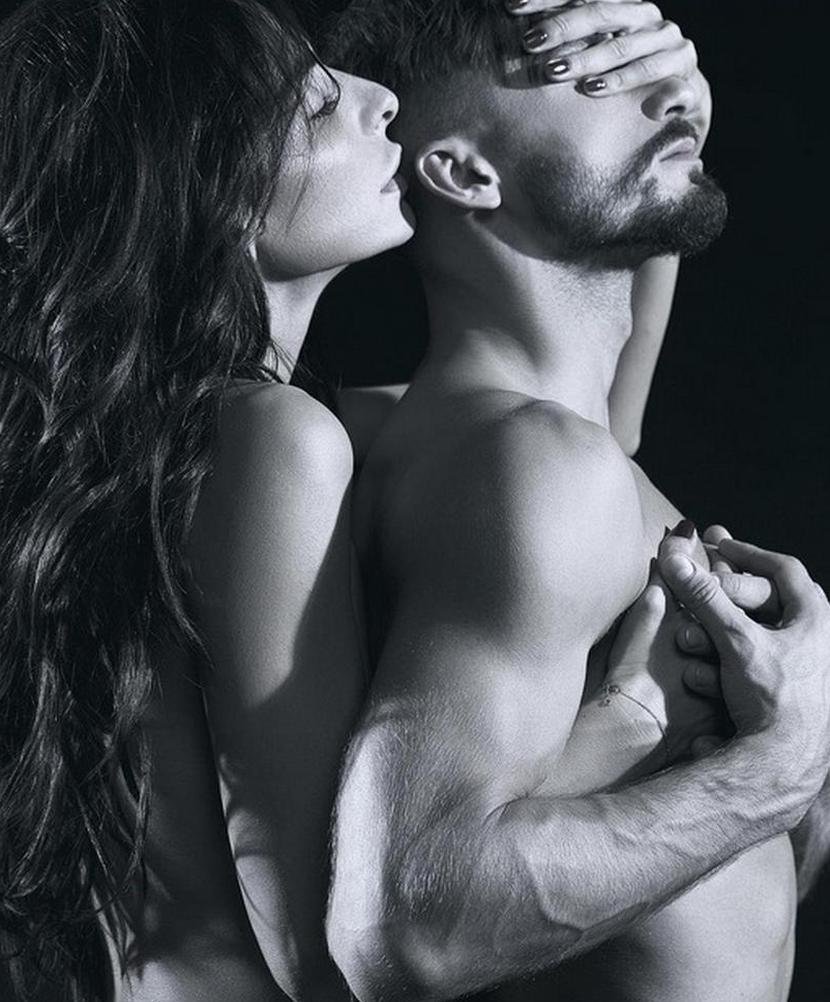 Man and woman passion b