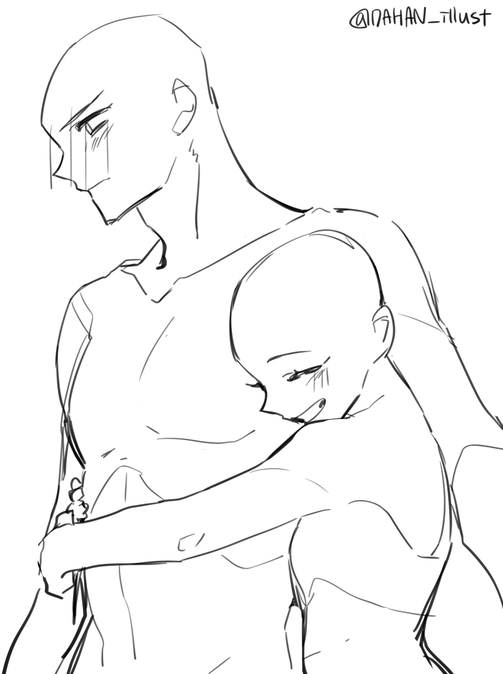Pose for drawing