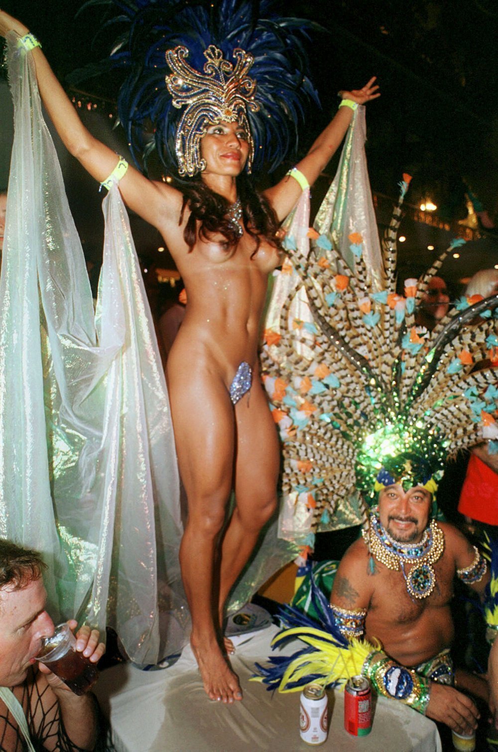Fuck in carnival masks