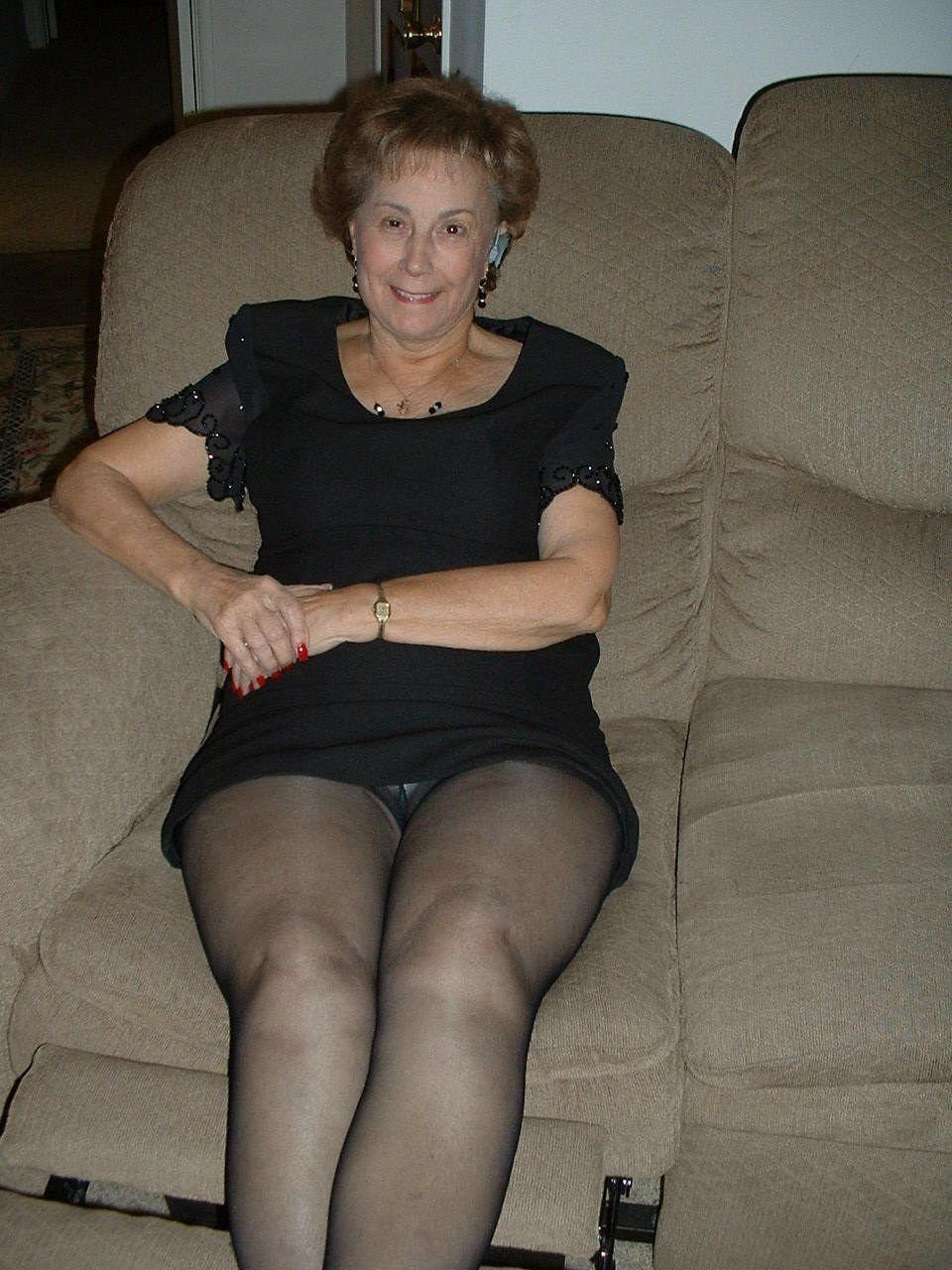 Beautiful priest in pantyhose