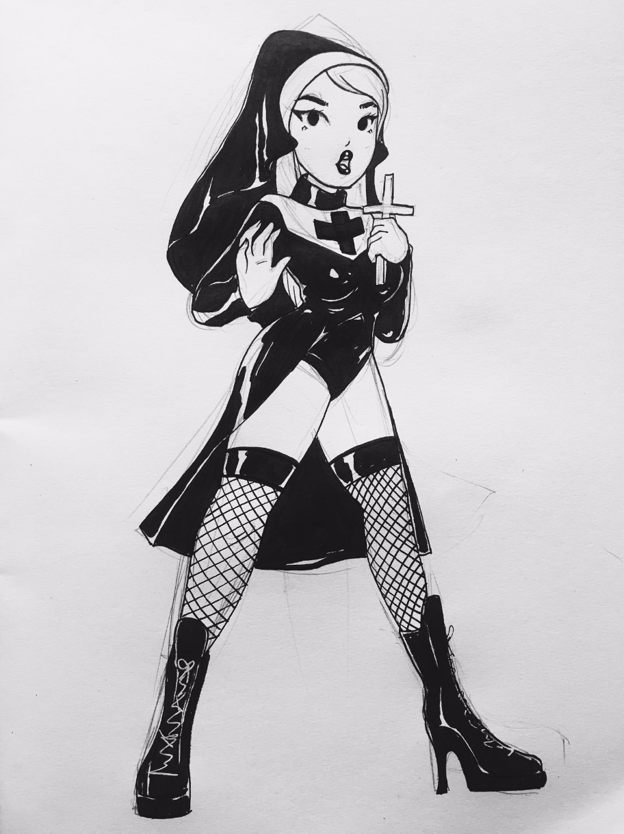 Stripper nun