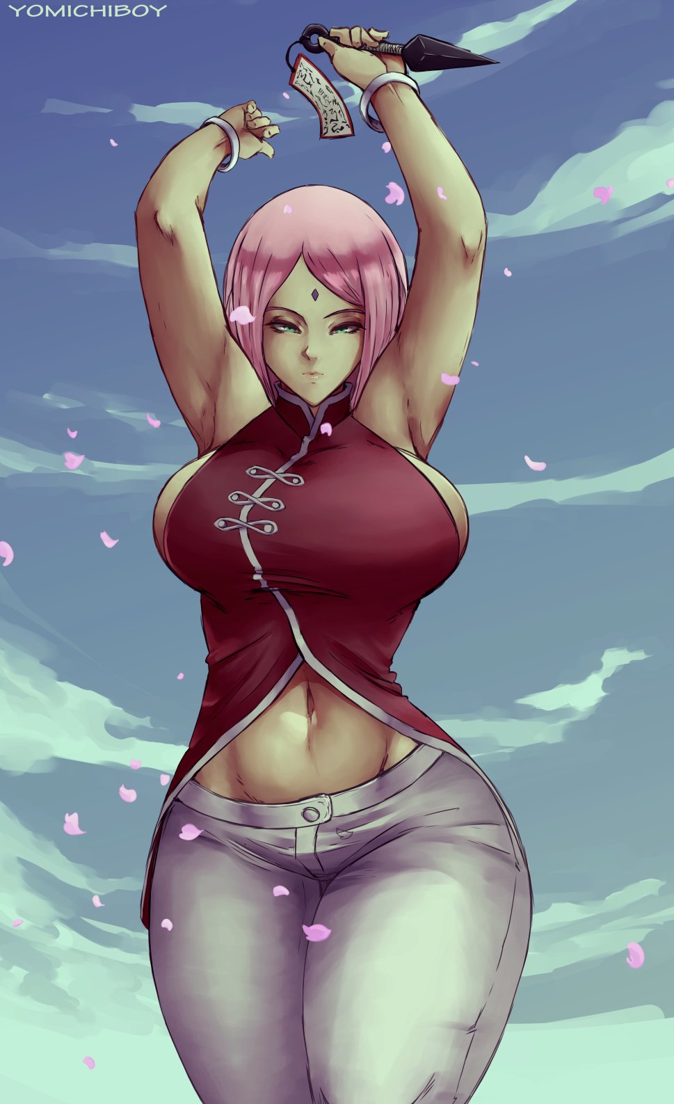 Sakura Haruno in 12 with big breasts