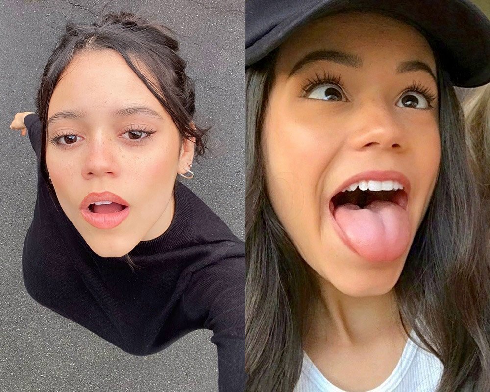 Jenna Ortega Kiss
