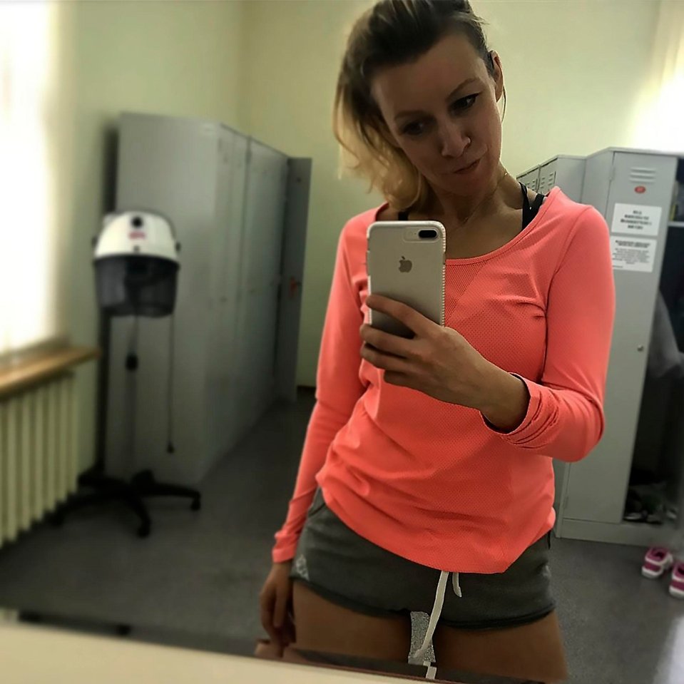 Maria Gorban in a swimsuit 2020