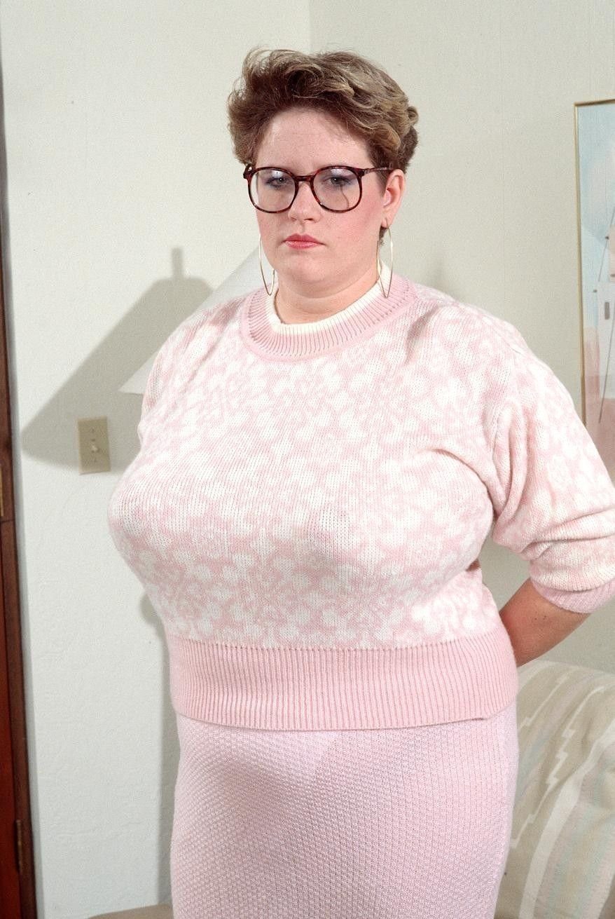 Grandma in a bra