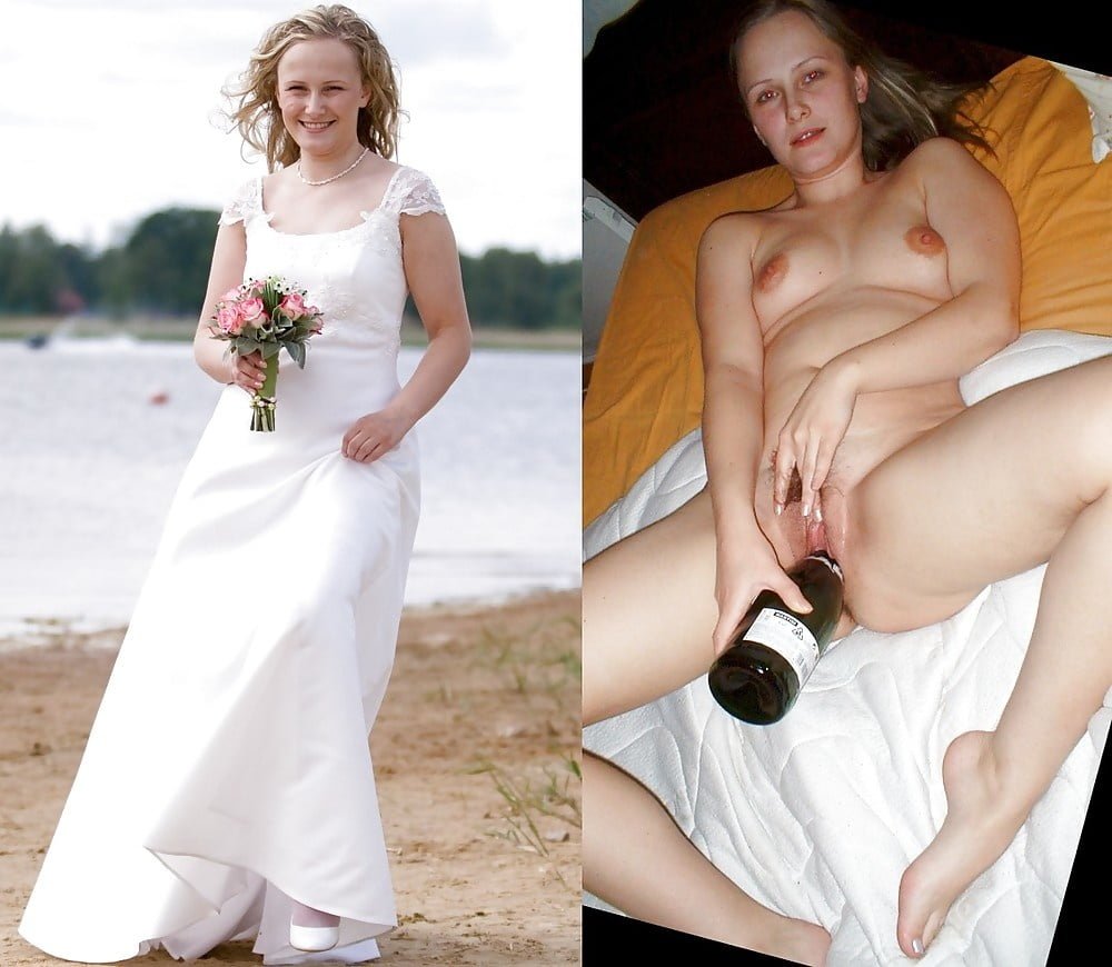 Naked brides show vagina