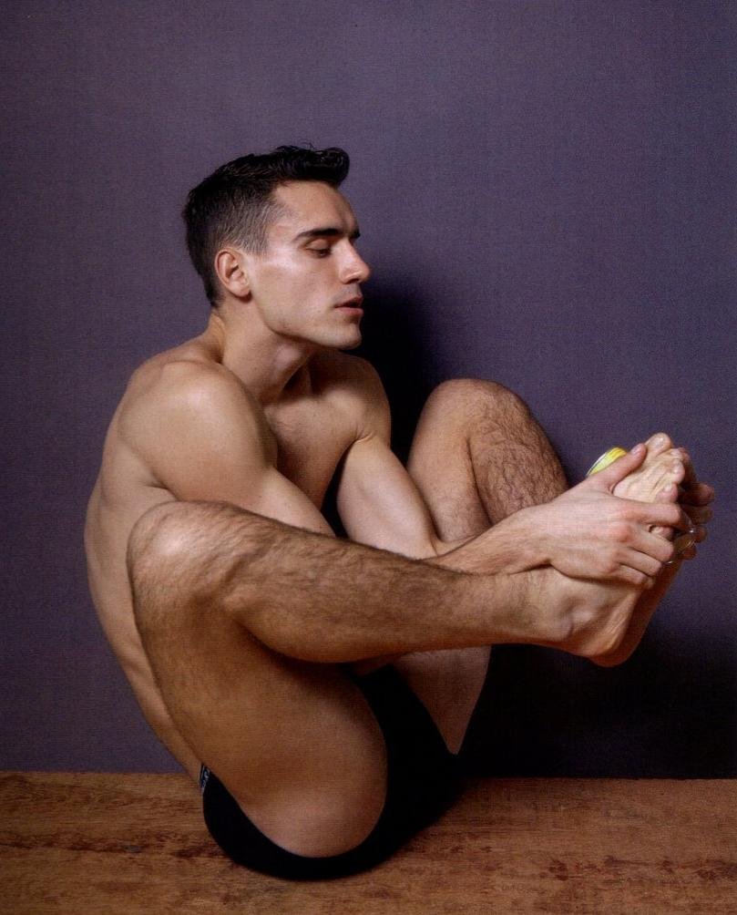 Fashion model Itan plank
