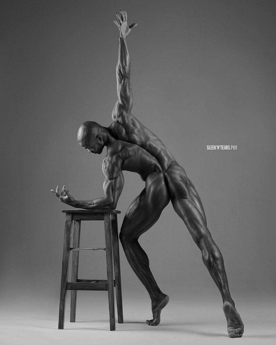 Naked Male Pose