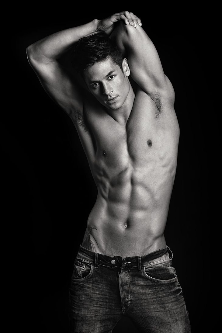 Man in different poses