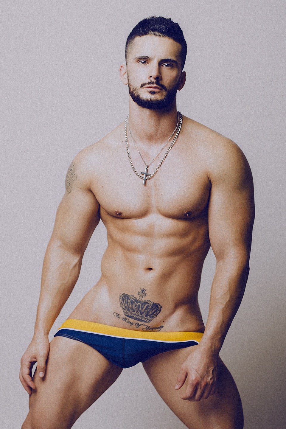 Photoshoot of naked men