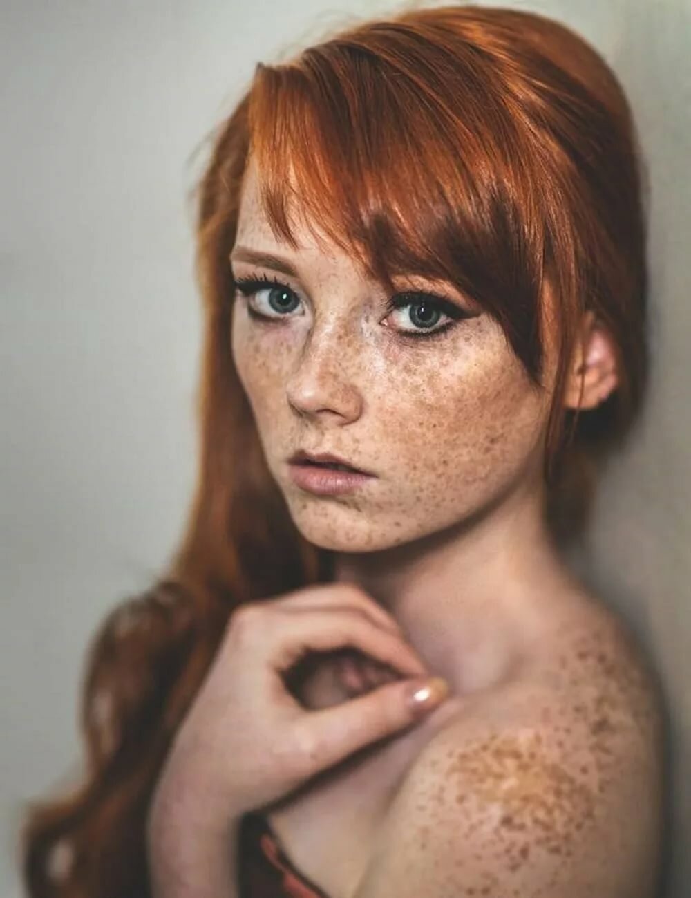 Naked beauties with freckles