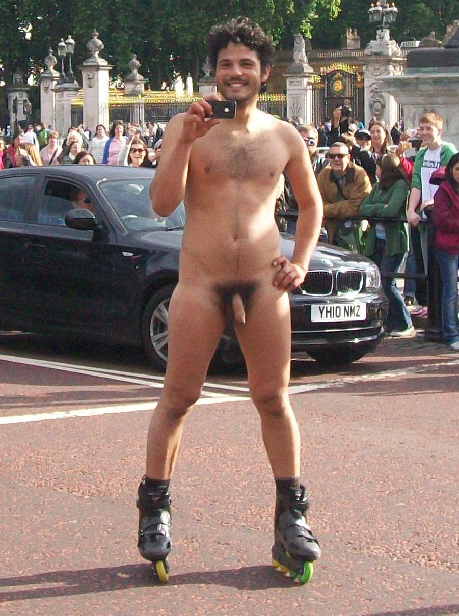 Cfnm Public Erection on stage