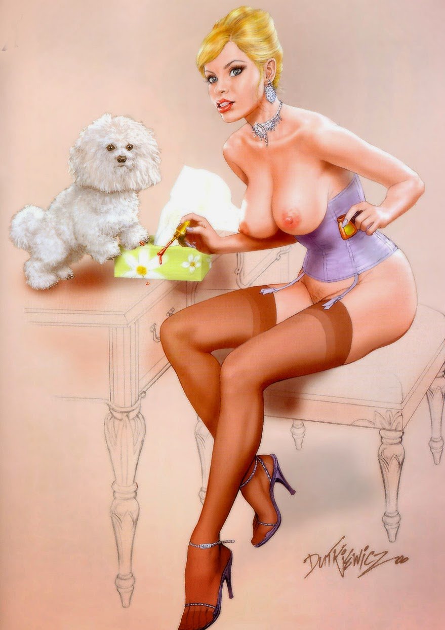 Dave Stevens Pin-Up