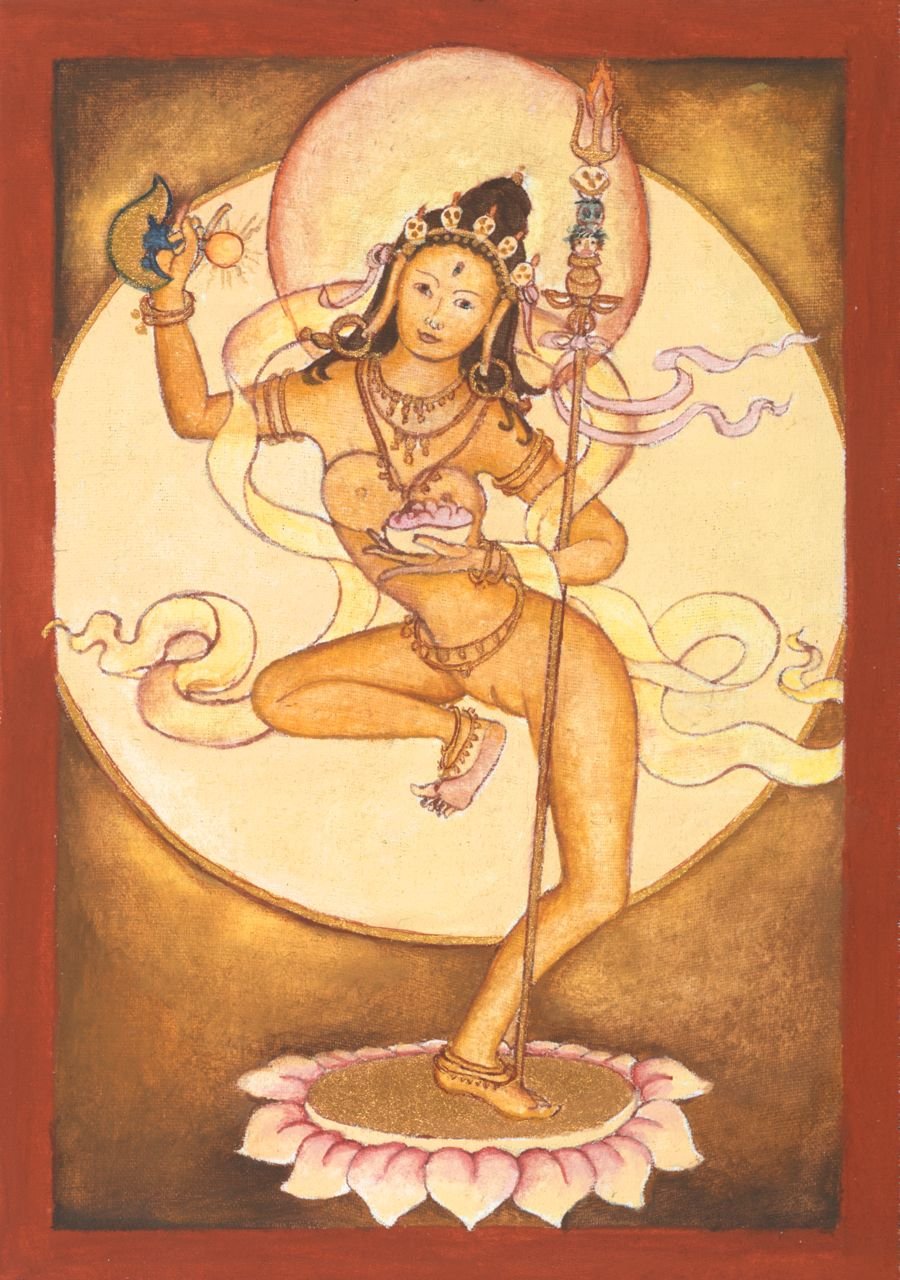 Tits of the Indian model Devi