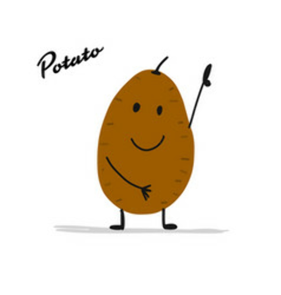 Girl Potato Smile