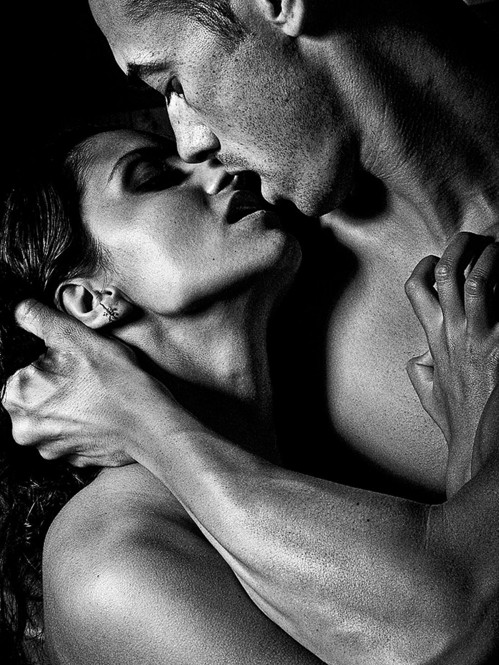 Man and woman passion