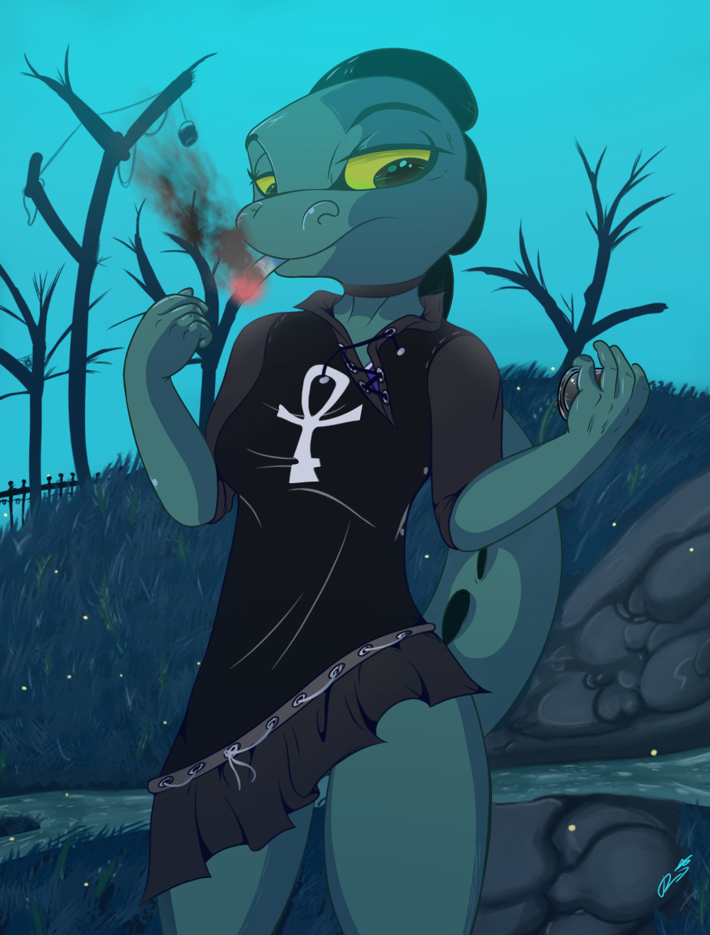 Night in the Woods crocodile