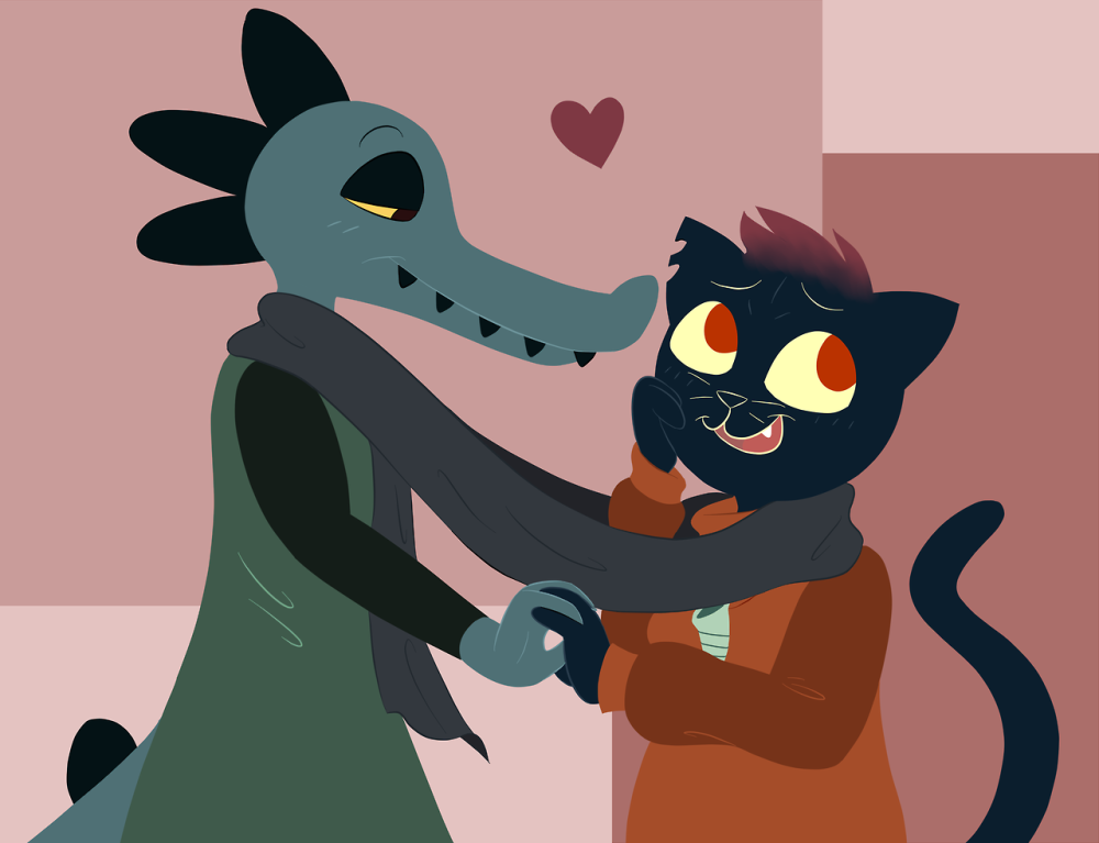 Night in the Woods May and Beatrice