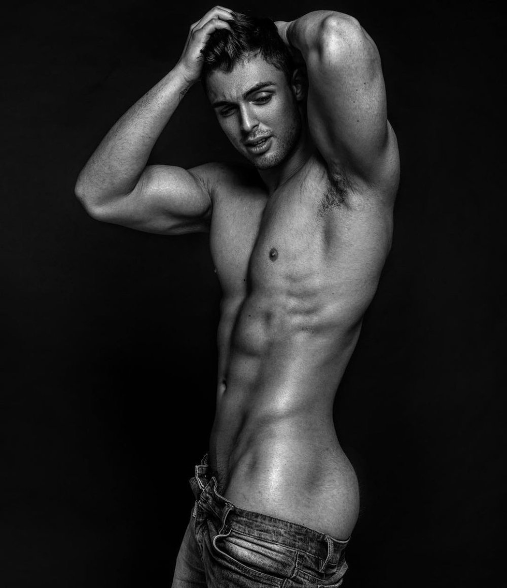 See Photo Hollyoaks Chris Fountain Gets Naked for New Shoot