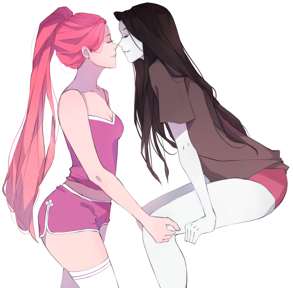Princess Bubble Gum and Marcelin Kiss