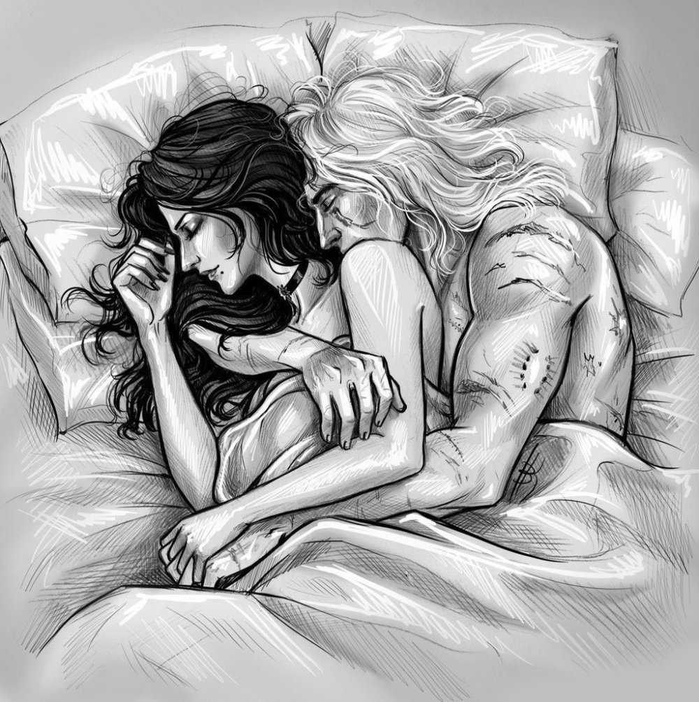 Beautiful female kiss