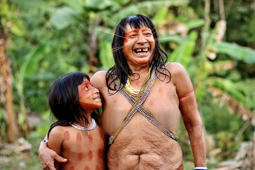 Wild tribes without clothes