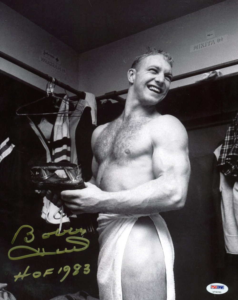 Naked hockey players