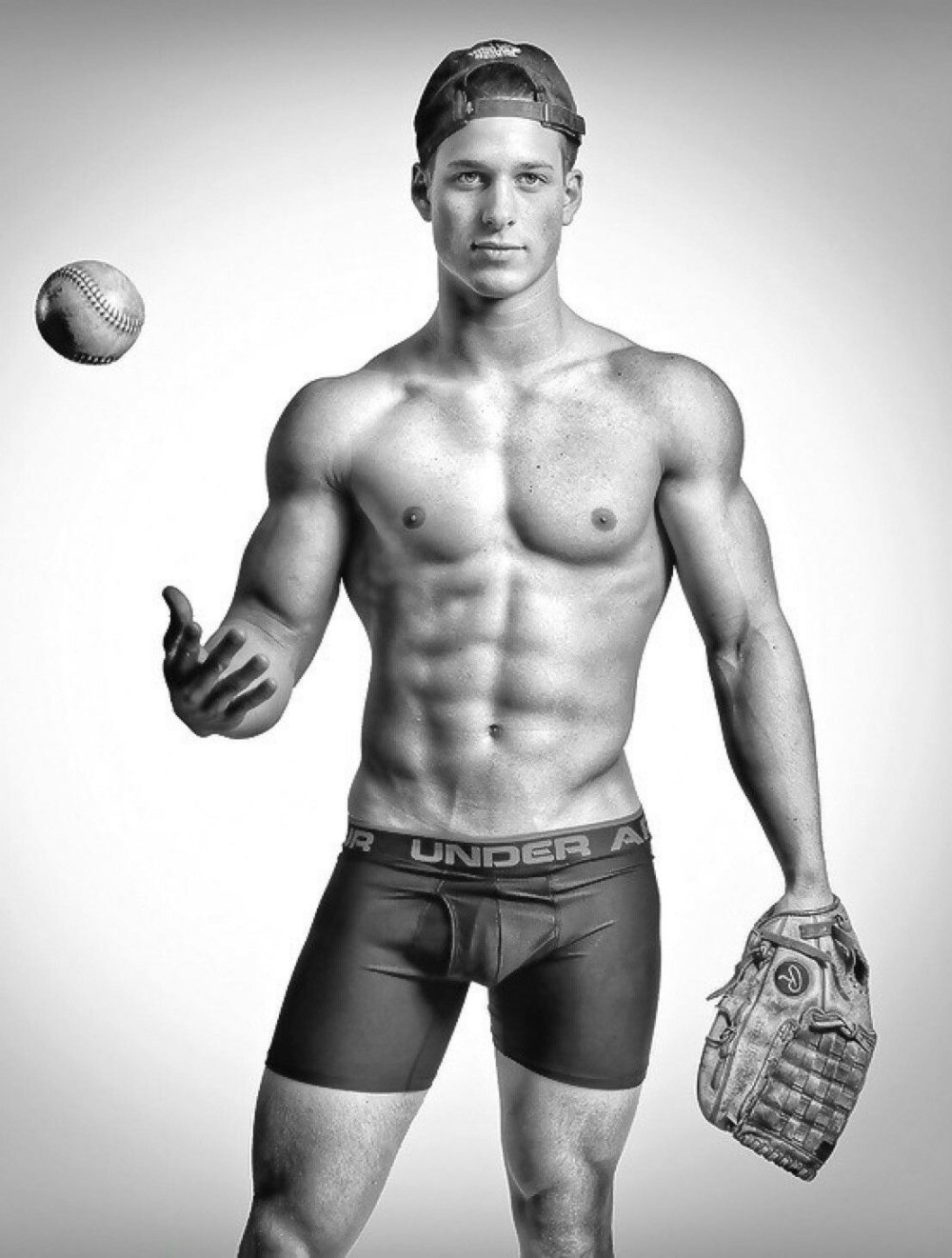 Naked hockey players