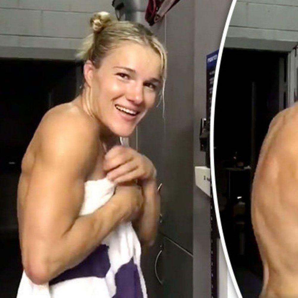 JUFS fighter Felis Herrig Naked