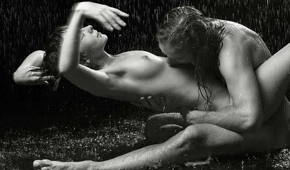 Glamorous women bare