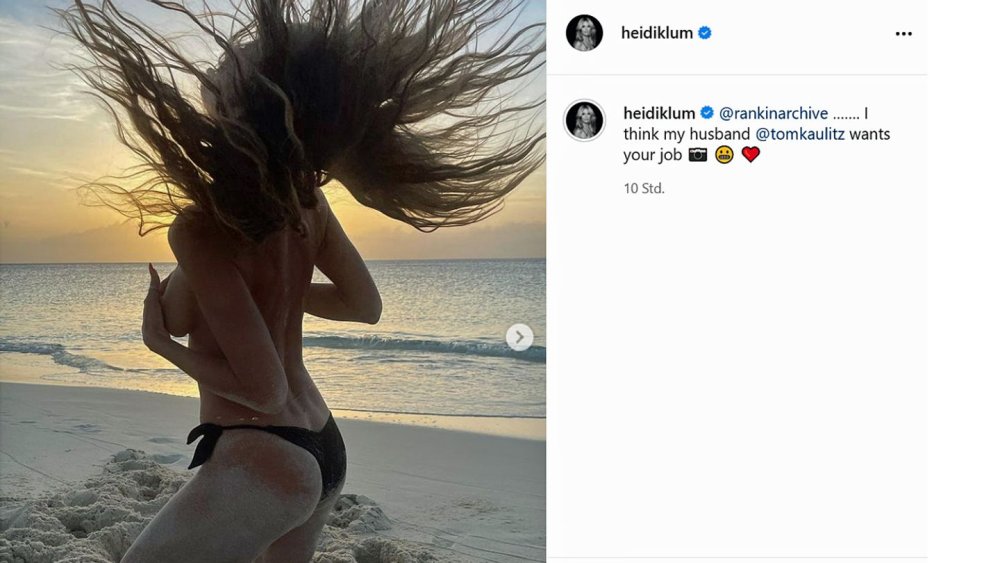 Heidi Klum Naked in the film