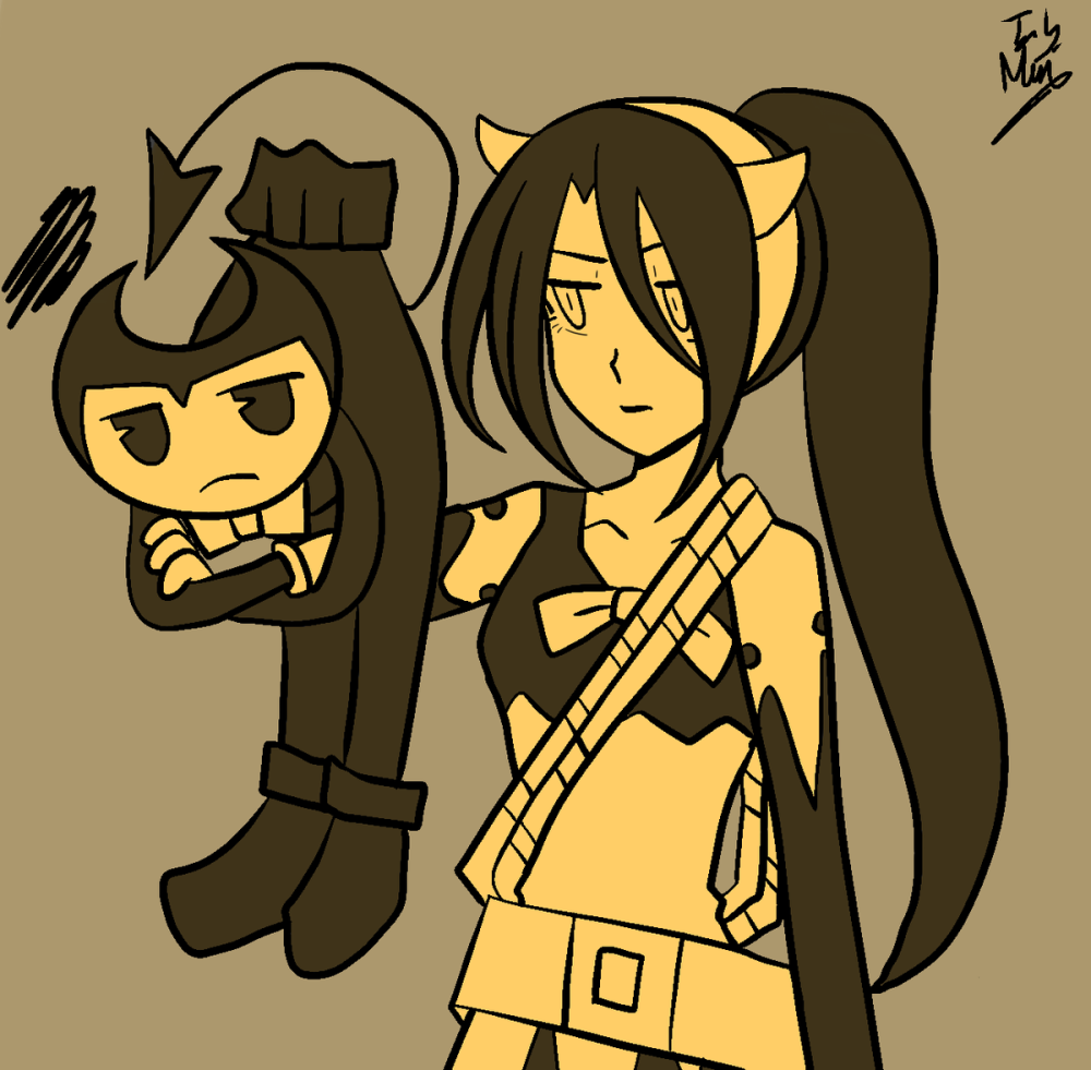 Bendy and Mickey and Alice Angel