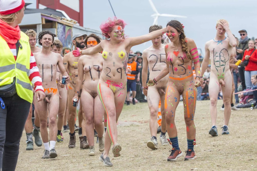 Festival of naked men and women