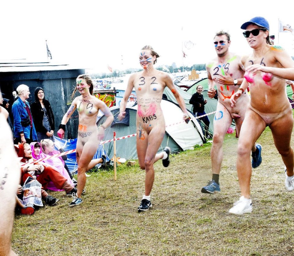 Naked women in Europe Festival
