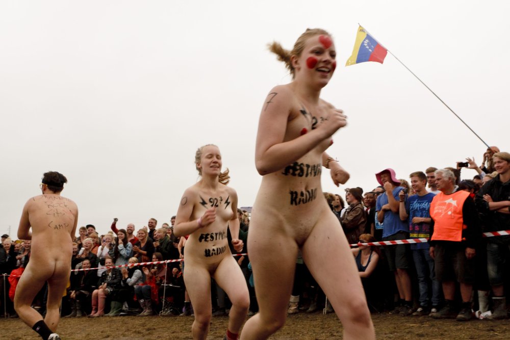 Roskilde Festival 2008 (Denmark) Naked women