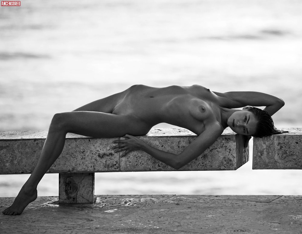 Femjoy nude vika in the mountains by the sea