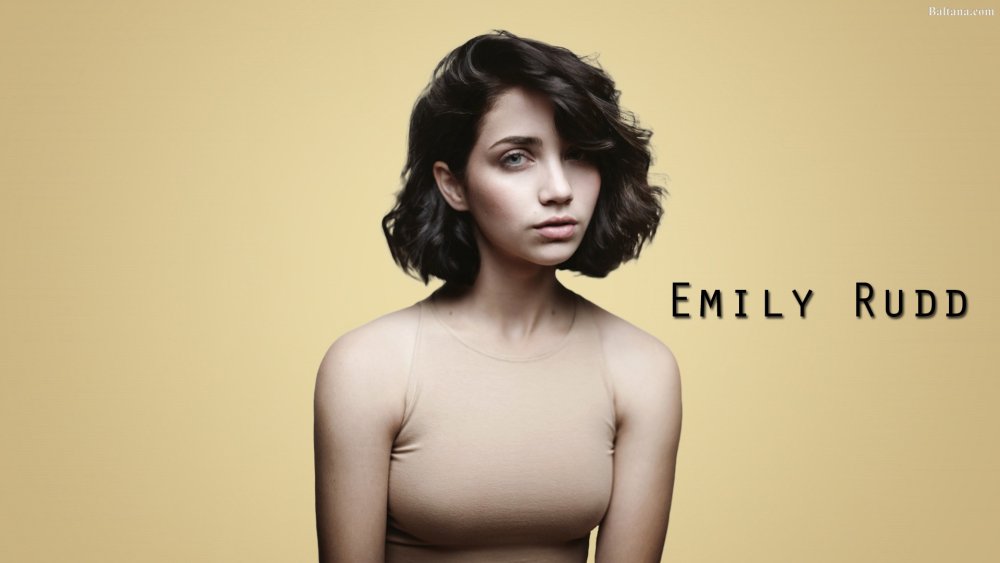 Emily Rudd in underwear
